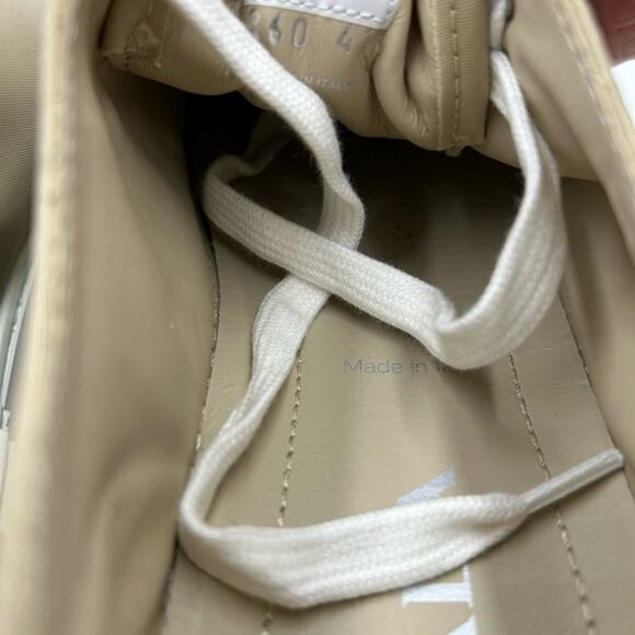 Women's Prada double wheel nylon gabardine sneakers, desert beige size 41 - Picture 7 of 16